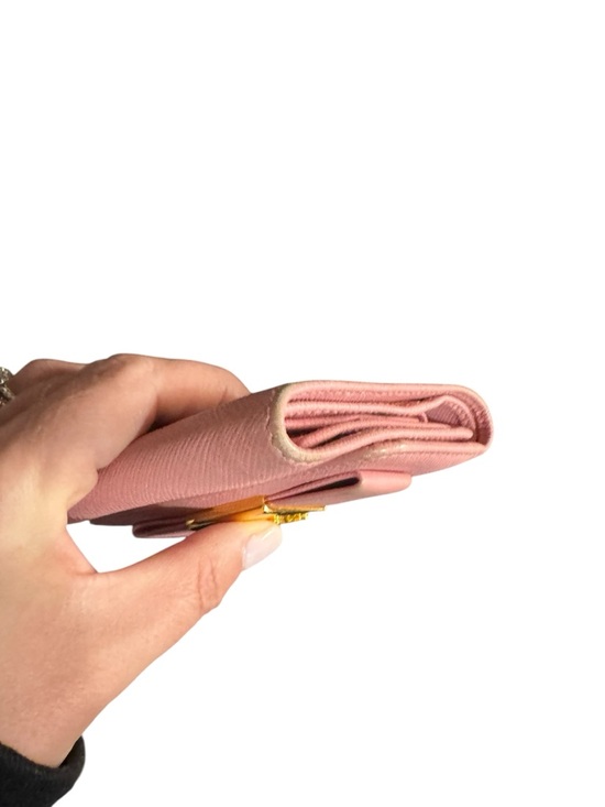 💖 PRADA Pink Compact Wallet | Gold Hardware 💖 - Picture 6 of 14